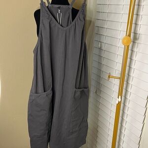 Gray Women's Short Jumpsuit